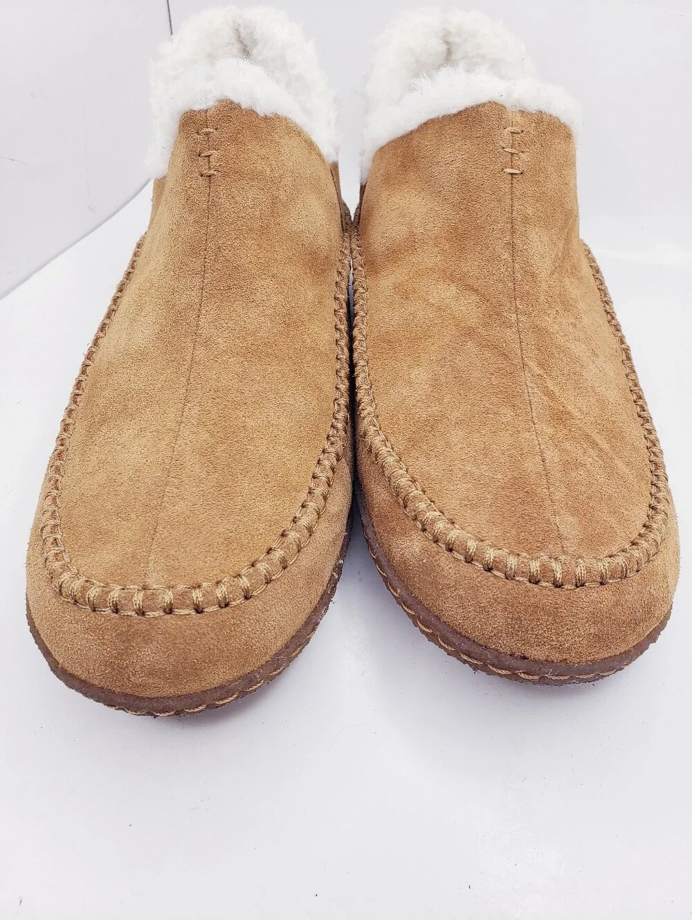 Sorel Manawan II Brown Suede Leather Slippers Slip On Loafers Men's Size 10